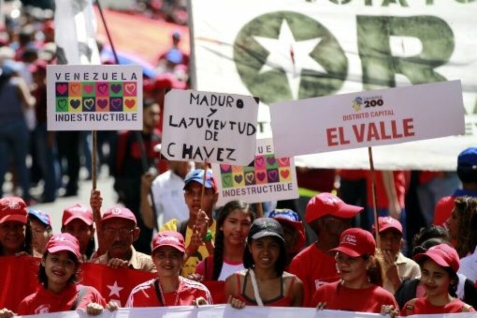 Venezolanos marchan este martes contra arremetidas imperiales desde la OEA