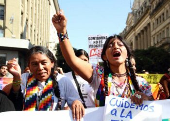 Las Mujeres Originarias nos paramos para detener el Genocidio #36NacionesContraElGenocidio