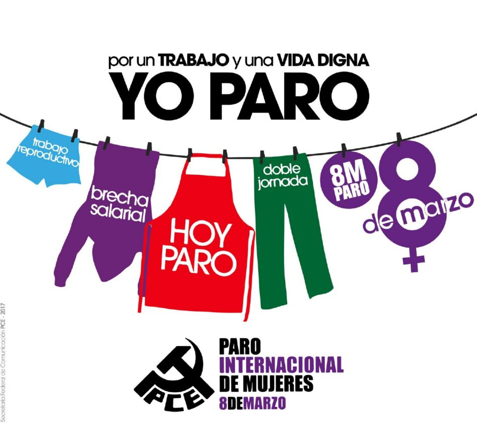 El PCE anima a las mujeres bercianas a rebelarse este 8 de marzo