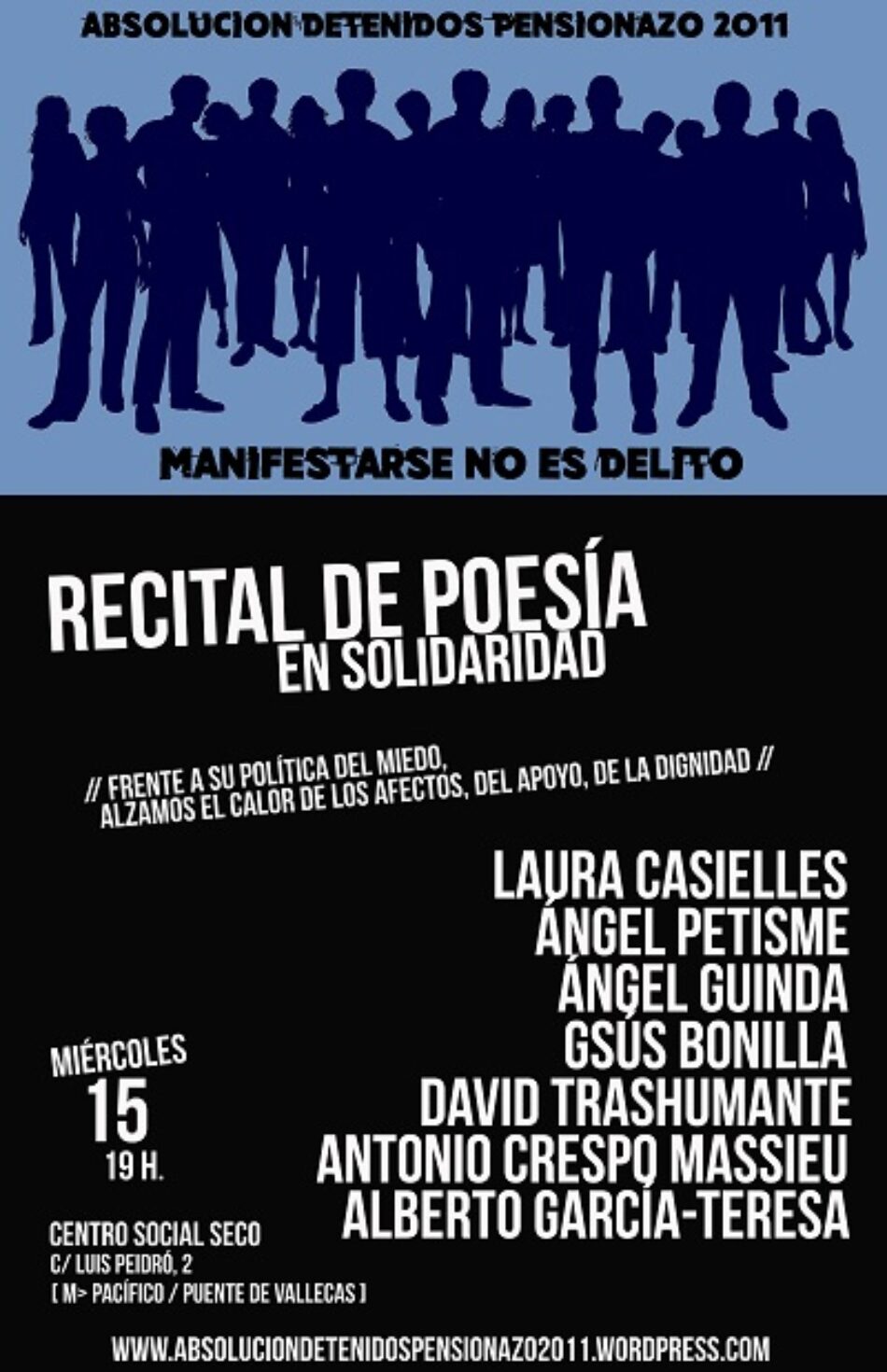 «Absolución detenidos pensionazo 2011»