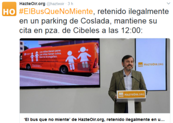 En Marea pide explicaciones al Gobierno por la campaña de Hazte Oír que incita al odio y la discriminación