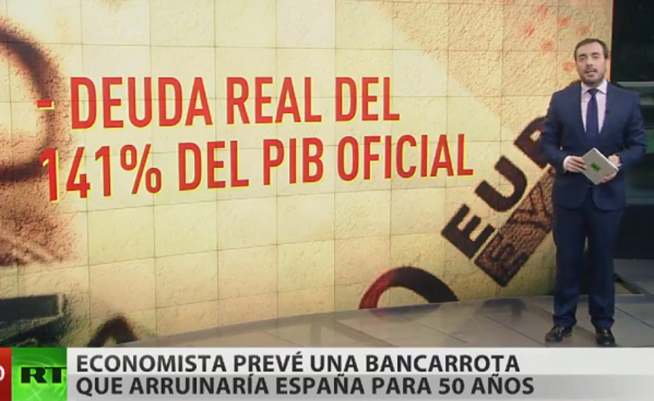 «España quedará arruinada para los próximos 50 años», según economista Roberto Centeno