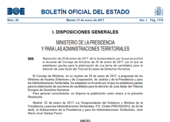 Jueces para la Democracia se opone al límite de edad para acceder al Tribunal Europeo de Derechos Humanos