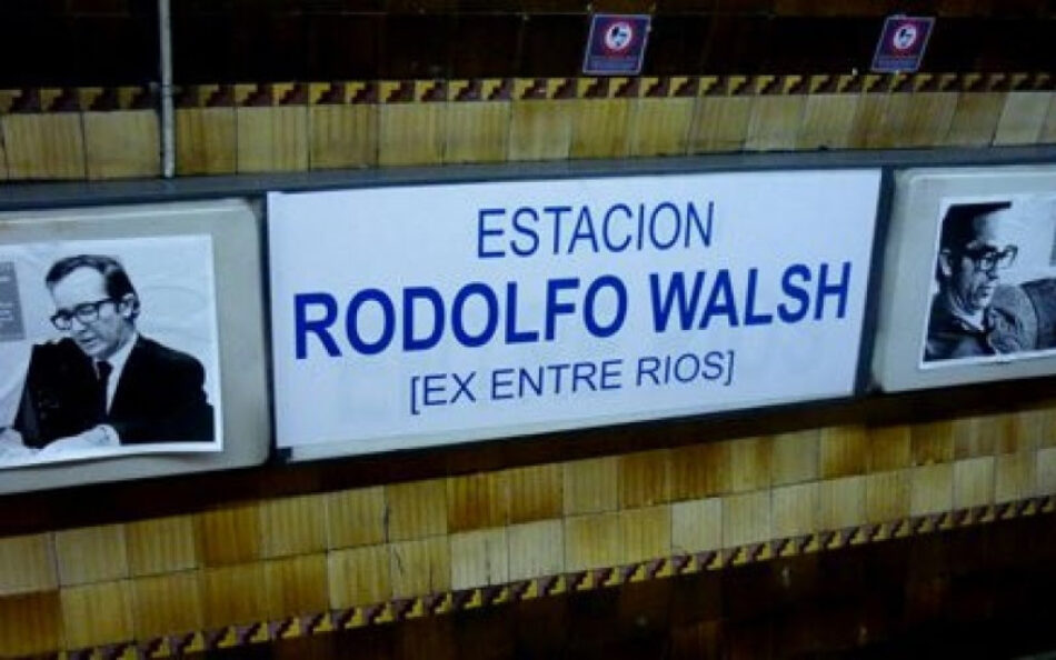 Estación Rodolfo Walsh: a 40 años de su desaparicón