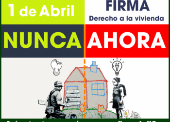 1 de abril: los grupos de la ILP de vivienda recogerán firmas en un centenar de puntos de la región madrileña