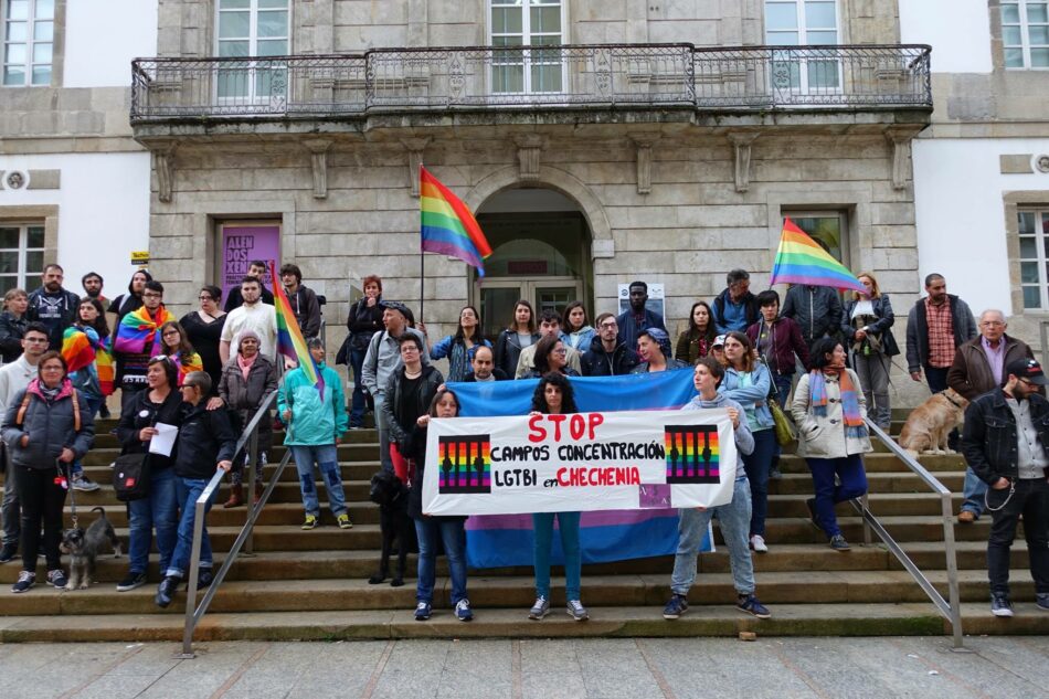 Vigo se suma a las concentraciones de solidaridad con el colectivo LGTBI de Chechenia