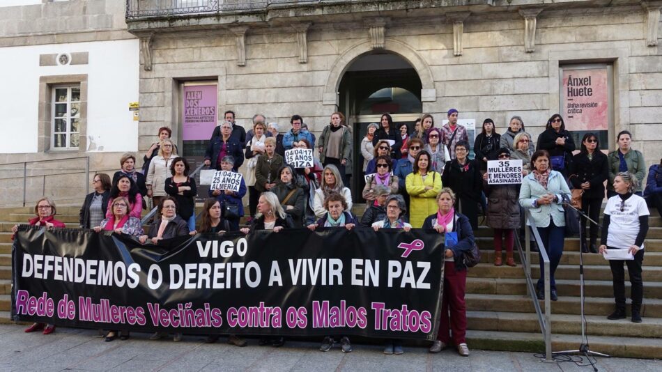 Concentración en Vigo por el derecho de las mujeres a vivir en paz