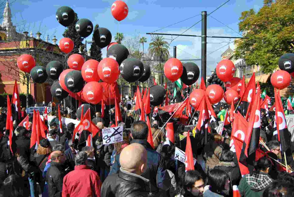 CGT denuncia que el actual sistema laboral aumenta la desigualdad social y empobrece a la clase trabajadora