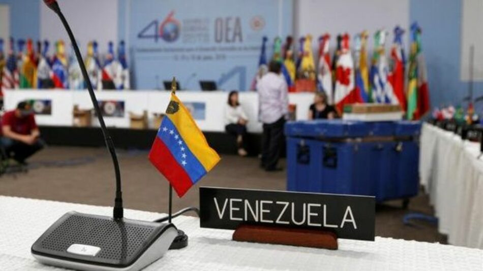Latam y El Caribe respaldan retiro de Venezuela de la OEA