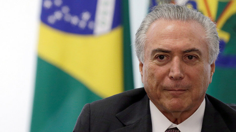 Temer admite haberse reunido con grupo Odebrecht