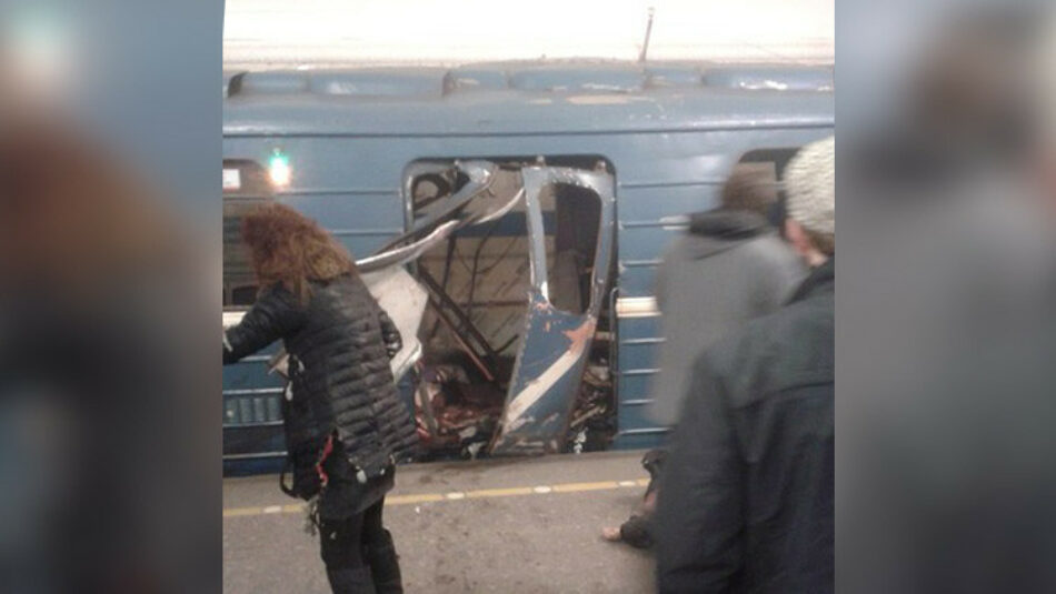 Una explosión sacude el metro de San Petersburgo