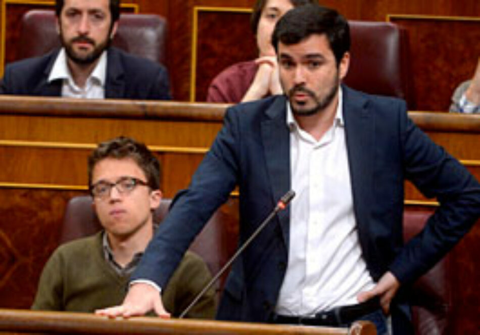 Garzón exige al Gobierno que modifique el Código Penal para que la libertad de expresión no dependa “de que el tribunal esté formado por miembros del Opus Dei o por gente del siglo XXI»