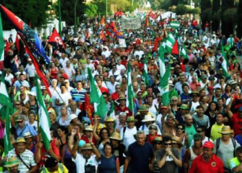 Los sindicatos de las marchas de la dignidad en Andalucía llaman a movilizarse el 1º de mayo