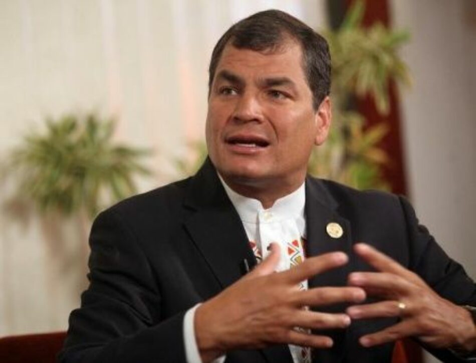Correa rechaza manipulación mediática de la derecha