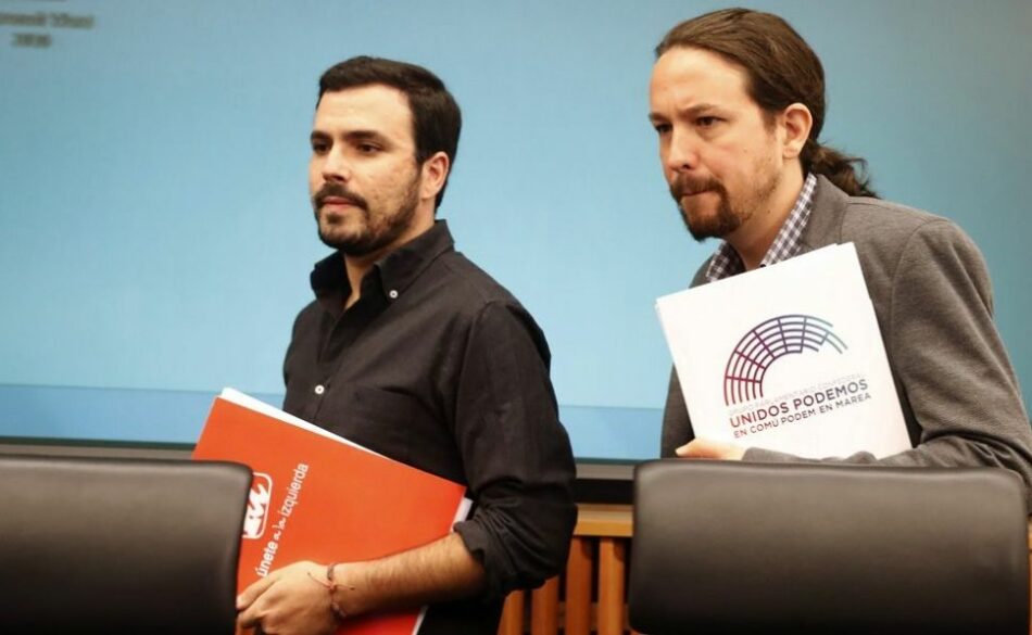 Garzón explica que presentar una moción de censura contra Rajoy es una «obligación ética» y advierte de que la corrupción del PP ha llevado a una «situación de excepción»