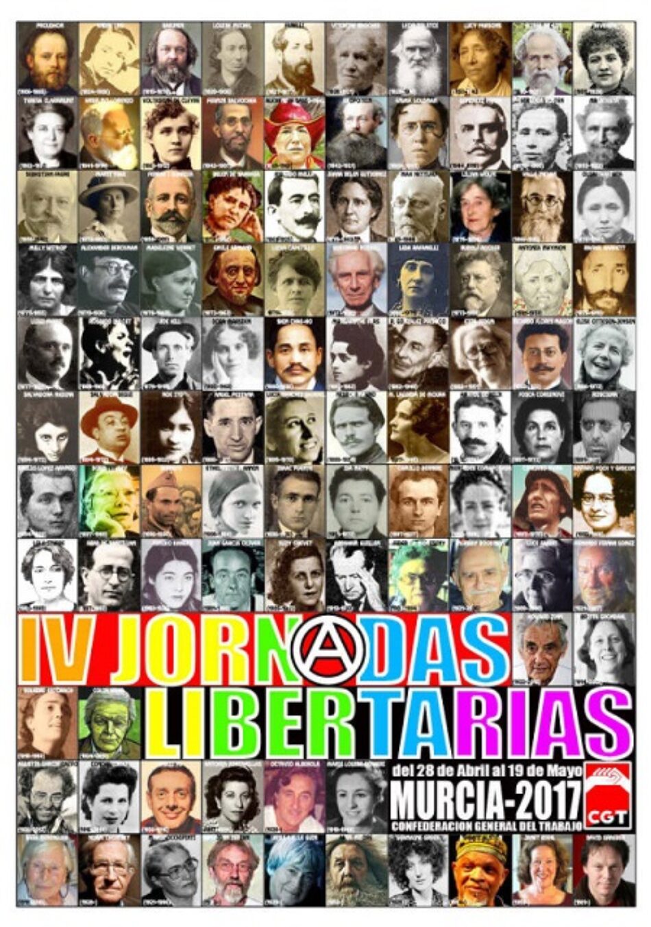 IV Jornadas Libertarias en Murcia: del 28 de abril al 19 de mayo
