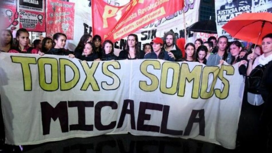 Argentinos se agolpan para exigir justicia por Micaela García