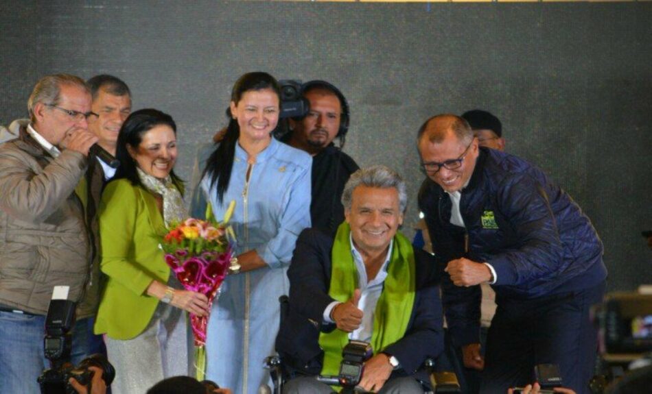 IU felicita al pueblo ecuatoriano por la “incontestable victoria” de Lenin Moreno, el candidato que puede “profundizar en los avances políticos y sociales de la ‘Revolución Ciudada