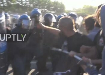 Italia: Reprimen duramente las protestas anticapitalistas contra la Cumbre del G7
