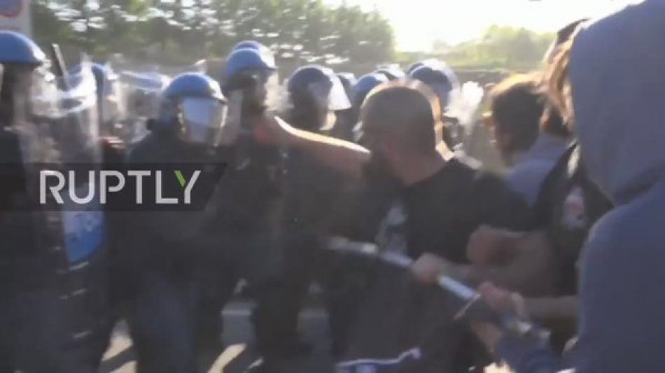 Italia: Reprimen duramente las protestas anticapitalistas contra la Cumbre del G7