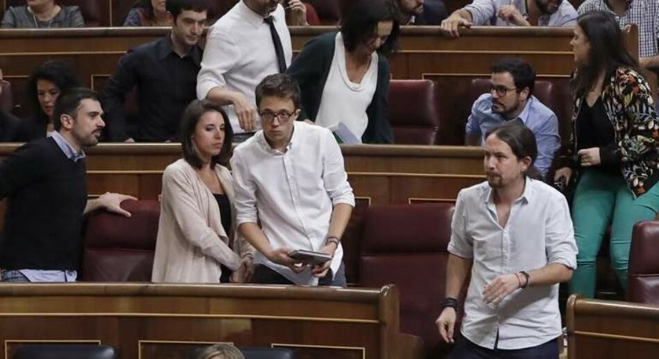 Unidos Podemos y Esquerra Republicana de Cataluña (ERC) abortan declaración contra Venezuela