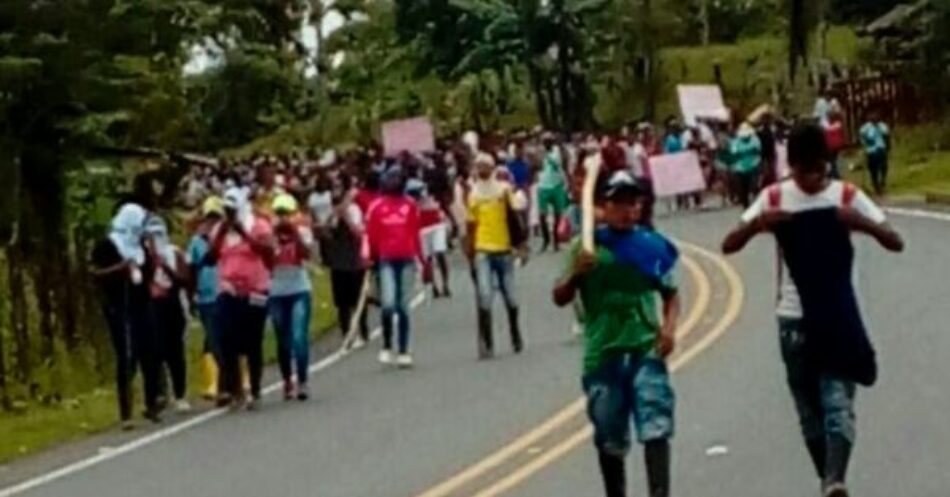 Denuncian represión policial en Tumaco, Colombia