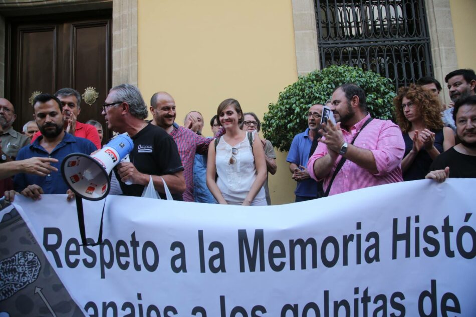Carta remitida a la alcaldesa de Jerez resumiendo la situación de la memoria democrática en la ciudad