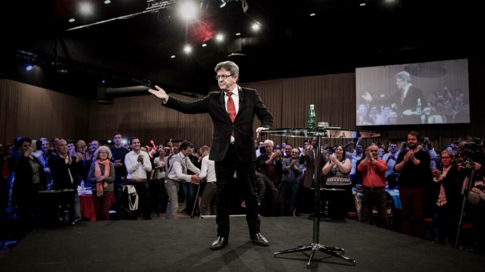 Mélenchon a campaña para «hacer fracasar» a Macron en Francia