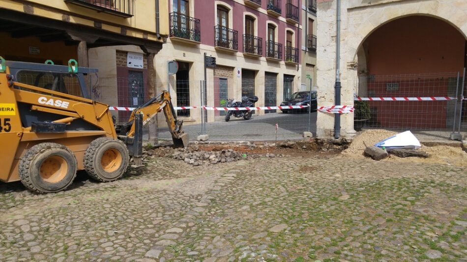 León en Común denuncia que las obras del Grano «se han acelerado»