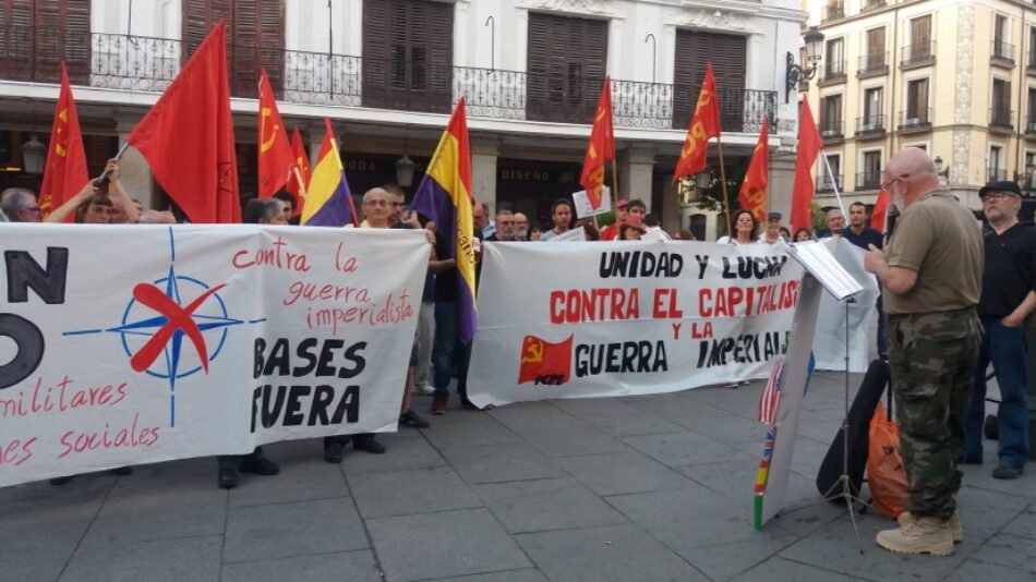 Concentración en Madrid contra la Cumbre de la OTAN