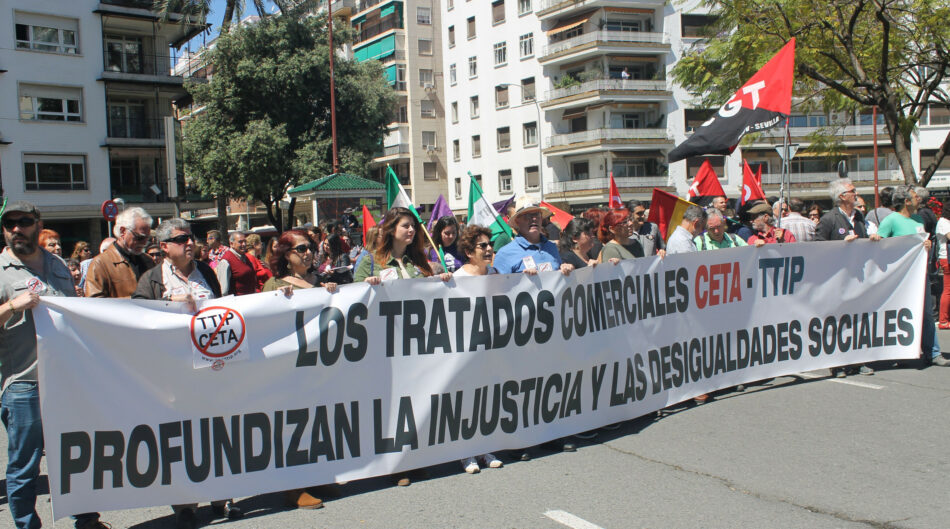 Participa trasladará al pleno el debate silenciado sobre el acuerdo económico transnacional CETA