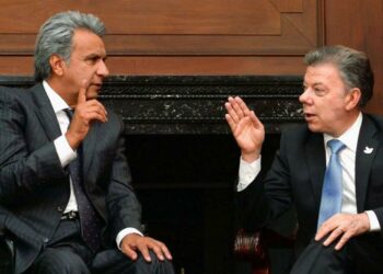 Lenín Moreno visita Colombia y ratifica apoyo al proceso de paz