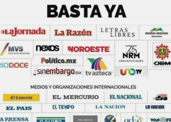 Basta Ya: medios nacionales e internacionales denuncian el asesinato a periodistas en México