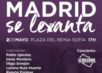 Pablo Iglesias cerrará el acto “Madrid se levanta” para celebrar un 2 de Mayo “digno y popular”