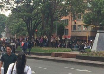 Colombia. Detienen a estudiantes de la Universidad Pedagógica durante protestas. Se desconoce su paradero