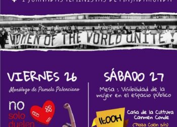 Somos Majadahonda organiza el próximo fin de semana las I Jornadas Feministas de Majadahonda, que se realizarán los días 26 y 27 de mayo