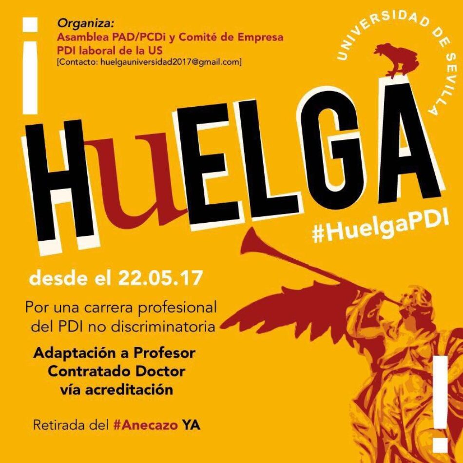 Todo a favor para que el rector de la US impulse una promoción digna del PDI en Andalucía