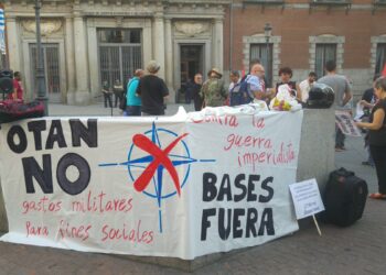 Concentración en Madrid: Contra la guerra imperialista; Gastos militares para fines sociales; ¡OTAN no, bases fuera!