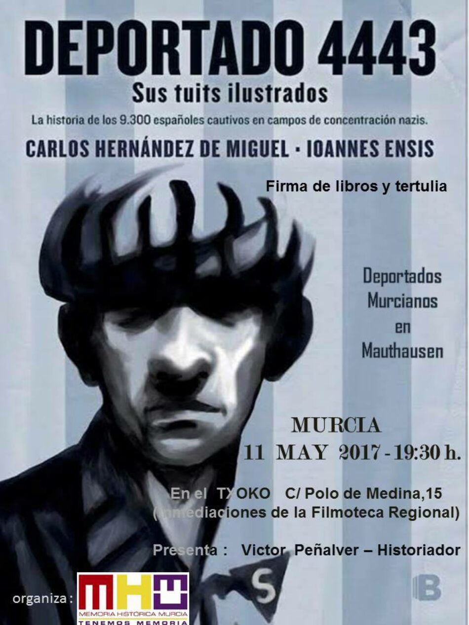 Presentación del cómic «Deportado 4443. Sus tuits ilustrados» mañana, 11 de mayo