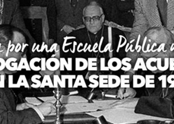 IU lanza sendas iniciativas en el Congreso y ante la sociedad civil para impulsar la “denuncia y derogación de los acuerdos de Estado con el Vaticano”