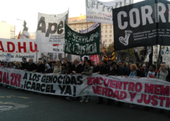 Argentina: Marcharon contra la políticas represivas y pro dictadura del gobierno macrista