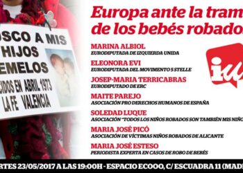 Marina Albiol participa en la misión de investigación del PE sobre bebés robados en el Estado español