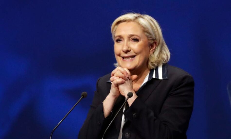 Le Pen busca arrebatar la victoria a Macron en presidenciales