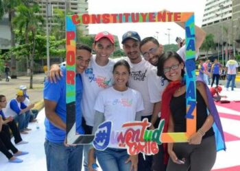 Juventud revolucionaria respalda Constituyente en Venezuela
