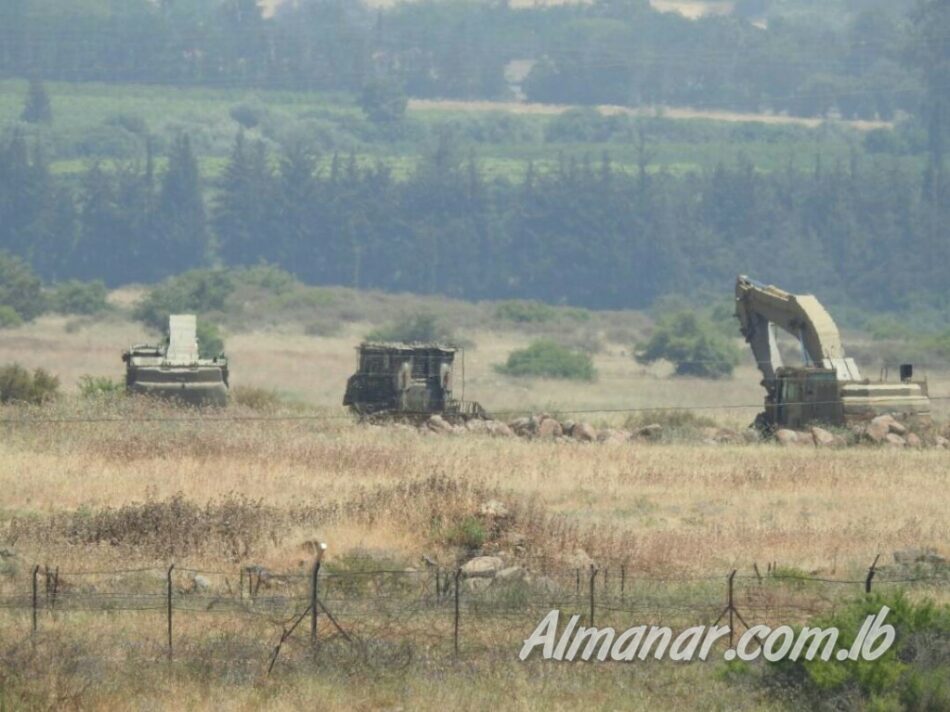 Israel continúa levantando obstáculos y barreras en la frontera con el Líbano