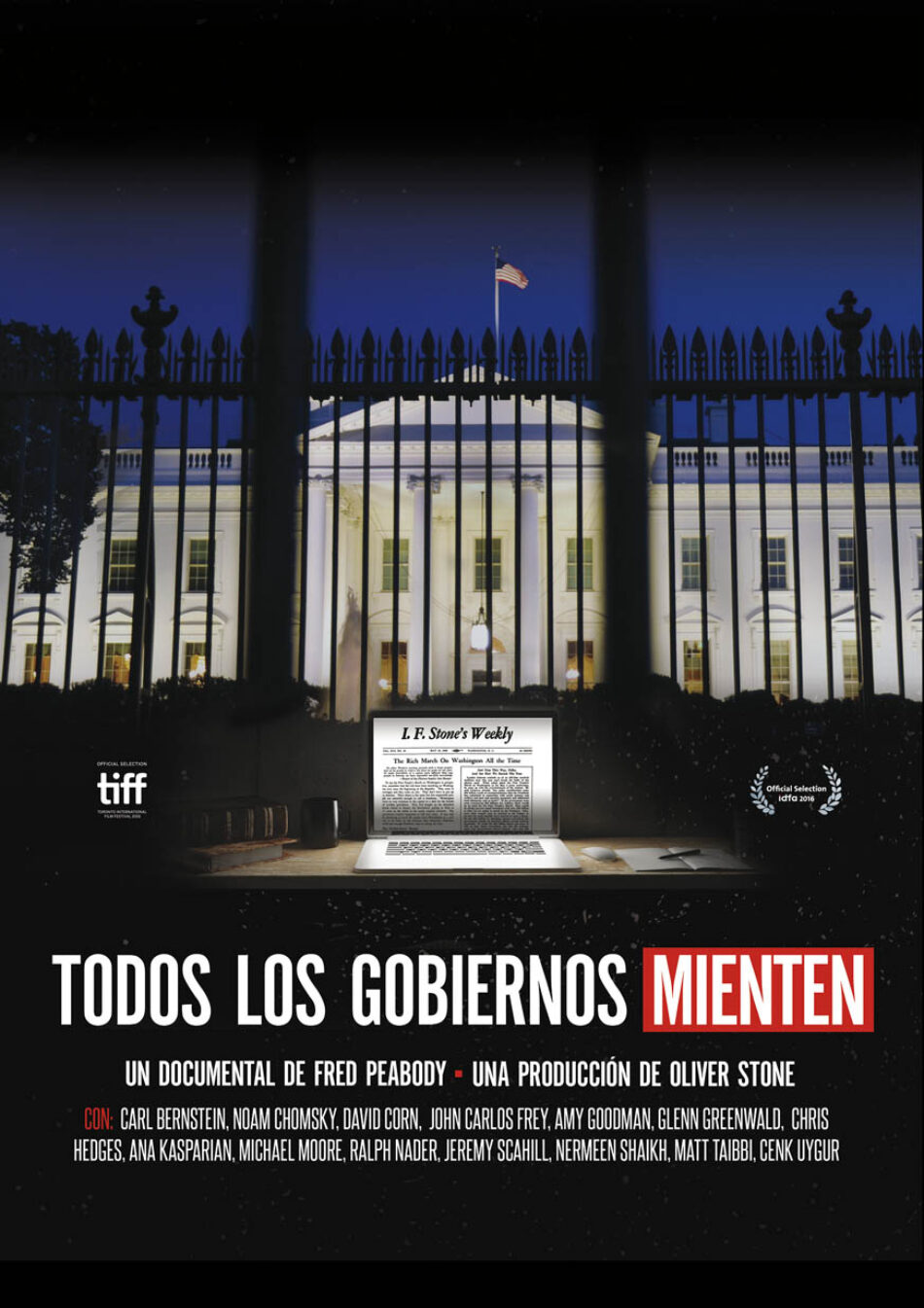 «Todos los gobiernos mienten», sobre el periodismo independiente en Estados Unidos · Estreno en cines Docs del Mes de junio