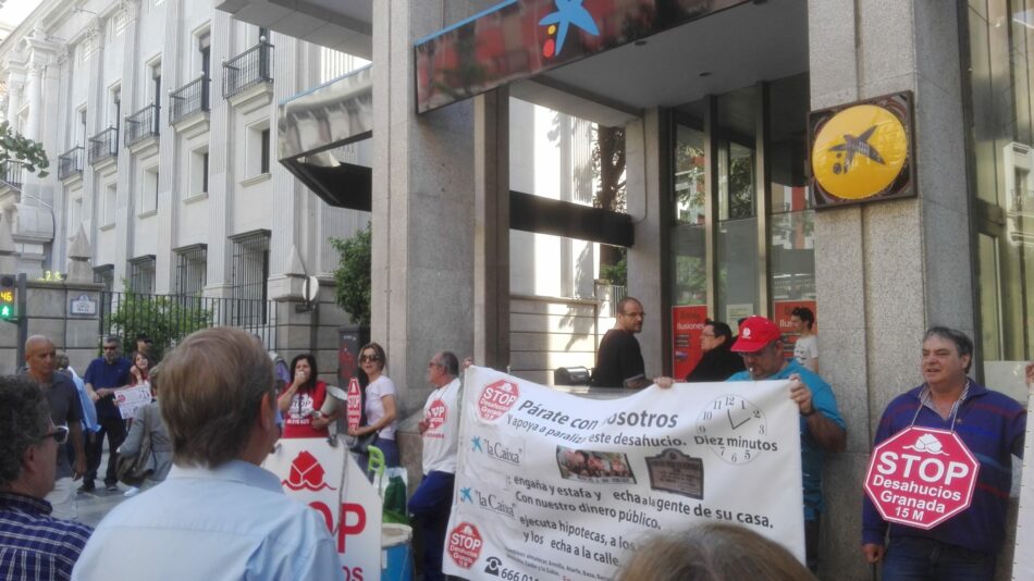 Desahucio promovido por La Caixa para el 24 de mayo contra Leonor Martín y su familia