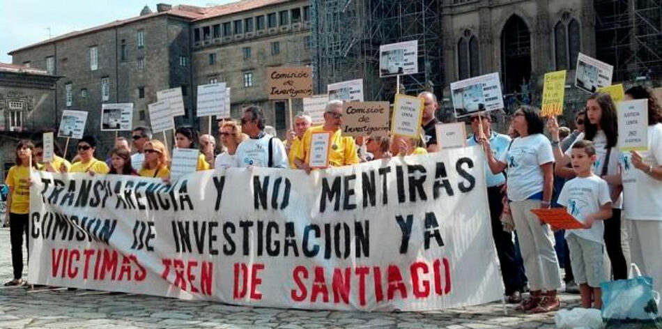 Plataforma Víctimas Alvia 04155: «16 millones de ciudadanos de más de 100 ayuntamientos y Europa exigen una Comisión de Investigación»