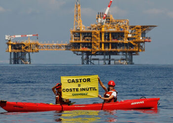 Greenpeace denuncia el alto coste del fallido proyecto Castor y pide procolocolos para evitar que vuelva a suceder