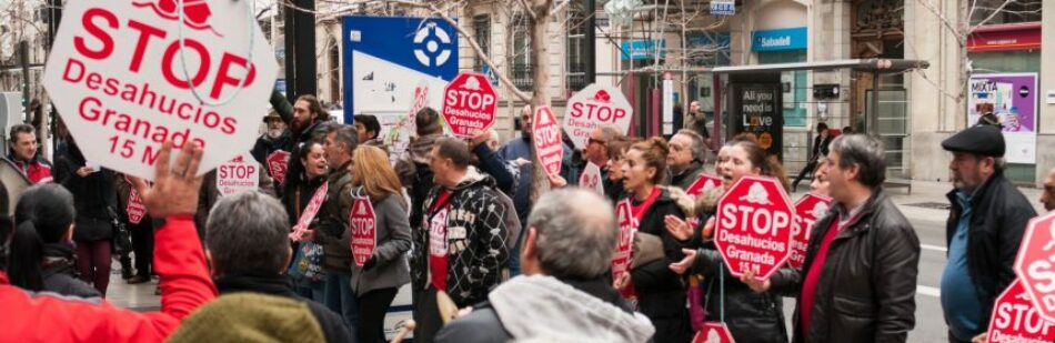 Aplican la Ley Mordaza a Stop Desahucios Granada